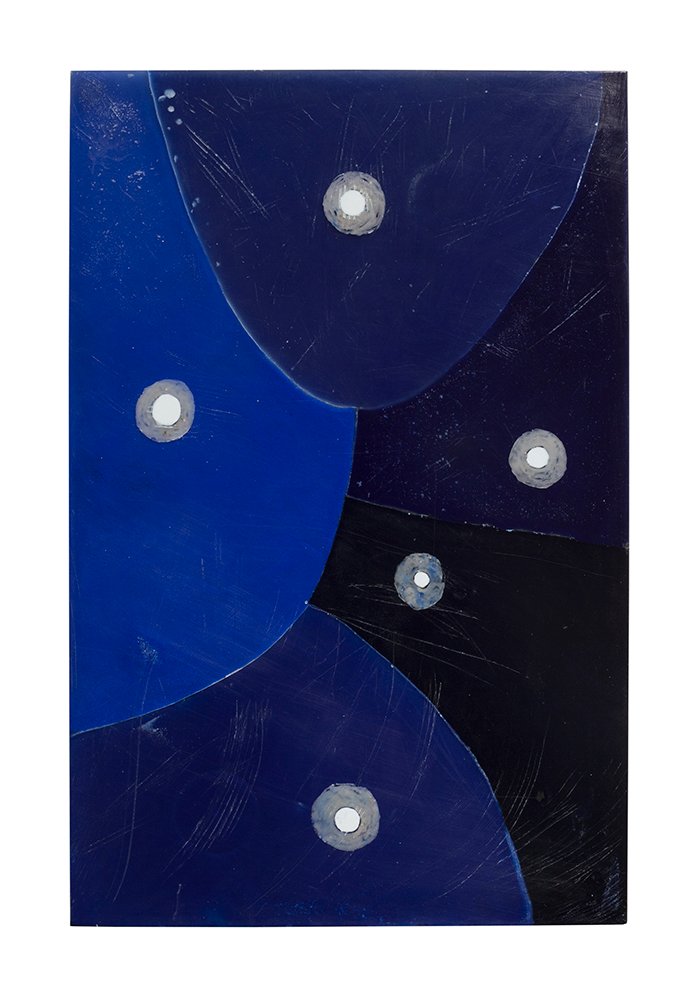 encaustic painting of southern cross stars