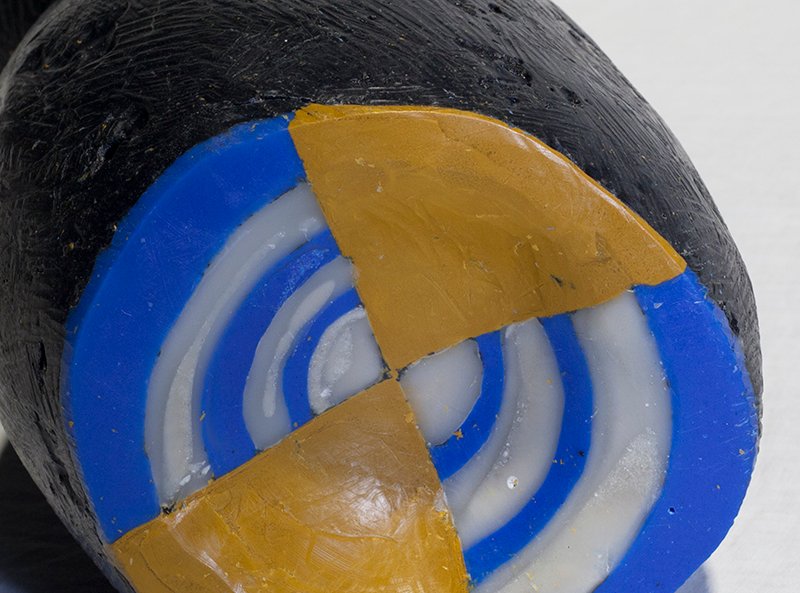 encaustic sculpture by andrew stumpfel detail