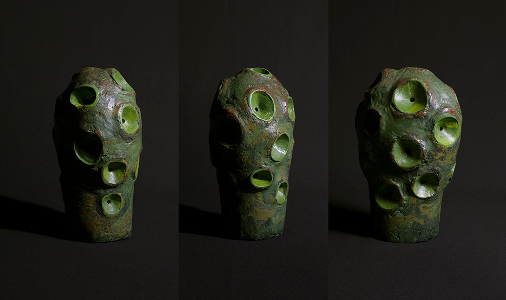 small sculpture by andrew stumpfel in the air maker series